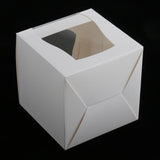 Maxbell 24 Pieces Kraft Paper Cake Cupcake Box Bakery Wedding Favor White and Brown