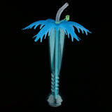Maxbell 2pcs Tropical Palm Tree Luau Yard Cup Hawaiian Summer Party Drinks Cup Blue