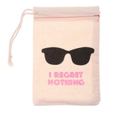 Maxbell 10x Hen Party Hangover Kit Bags I Regret Nothing Sunglasses Muslin Bags Kit - Aladdin Shoppers