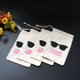 Maxbell 10x Hen Party Hangover Kit Bags I Regret Nothing Sunglasses Muslin Bags Kit - Aladdin Shoppers