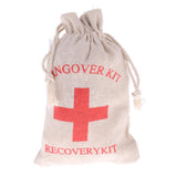 Maxbell 50pcs Hangover Kit Bags Bachelorette Party First Aid Bags Muslin Favors Bag