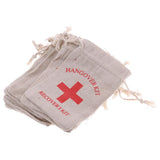 Maxbell 50pcs Hangover Kit Bags Bachelorette Party First Aid Bags Muslin Favors Bag