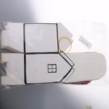 Maxbell Pack of 50pcs Creative White Black House Shape Wedding Favor Box Wedding Birthday Ribbon DIY Candy Boxes - Aladdin Shoppers