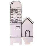 Maxbell Pack of 50pcs Creative White Black House Shape Wedding Favor Box Wedding Birthday Ribbon DIY Candy Boxes - Aladdin Shoppers