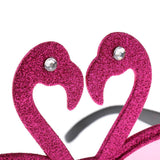 Maxbell 5pieces Hawaiian Tropical Glitter Flamingo Party Glasses Fancy Dress Up