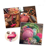 Maxbell 3pcs Large Foil Flamingo Balloon Tropical Hawaiian Kids Birthday Party Toy