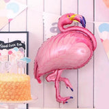 Maxbell 3pcs Large Foil Flamingo Balloon Tropical Hawaiian Kids Birthday Party Toy