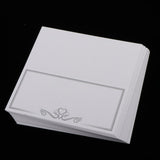 Maxbell 25 Vintage White Blank Place Name Card Wedding Table Cards Supplies - Aladdin Shoppers