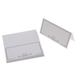 Maxbell 25 Vintage White Blank Place Name Card Wedding Table Cards Supplies - Aladdin Shoppers