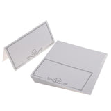 Maxbell 25 Vintage White Blank Place Name Card Wedding Table Cards Supplies - Aladdin Shoppers