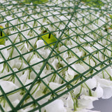 Maxbell 2pcs Artificial Rose Peony Lily Flower Wall Panels Wedding Venue Decor