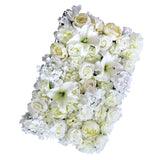 Maxbell 2pcs Artificial Rose Peony Lily Flower Wall Panels Wedding Venue Decor