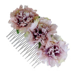 Maxbell 2 Pieces Carnation Flower Comb Clip Stylish Hair Pins Wedding Accessories