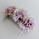 Maxbell 2 Pieces Carnation Flower Comb Clip Stylish Hair Pins Wedding Accessories