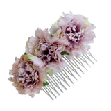 Maxbell 2 Pieces Carnation Flower Comb Clip Stylish Hair Pins Wedding Accessories