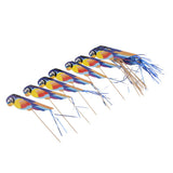 20x50pcs Foil Parrot Fruit Sticks Cocktail Picks Party Table Decoration
