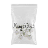 Silk Flower Head Buds DIY Craft Wedding Headband Clip Decor  White