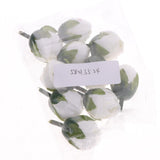 Silk Flower Head Buds DIY Craft Wedding Headband Clip Decor  White