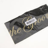 Mother of the Groom Stain Sash Wedding Ceremony Party Supply Black Gold