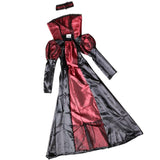 Medieval Vampire Costume Dress Ball Gown Halloween Zombie Fancy Dress