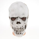Maxbell Halloween Costume Party Latex Overhead Mask - Half A Face Skeleton
