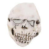 Maxbell Halloween Costume Party Latex Overhead Mask - Half A Face Skeleton