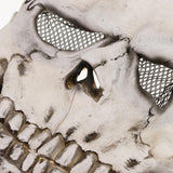 Maxbell Halloween Costume Party Latex Overhead Mask - Half A Face Skeleton