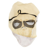 Maxbell Halloween Costume Party Latex Overhead Mask - Half A Face Skeleton