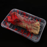 Maxbell Halloween Severed Body Parts Prop Meal Box with Bloody Fake Feet