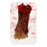 Maxbell Halloween Severed Body Parts Prop Meal Box with Bloody Fake Feet
