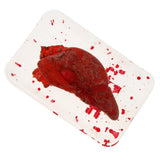 Maxbell Halloween Severed Body Parts Prop Meal Box with Bloody Fake Liver