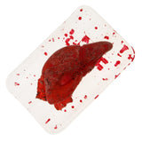 Maxbell Halloween Severed Body Parts Prop Meal Box with Bloody Fake Liver