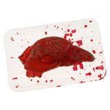 Maxbell Halloween Severed Body Parts Prop Meal Box with Bloody Fake Liver