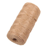 Maxbell 2 Pieces 100m Jute Cord 2mm String Crafts DIY Gift Wrapping Rope