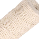 Maxbell 2 Pieces 100m Jute Cord 2mm String Crafts DIY Gift Wrapping Rope