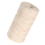 Maxbell 2 Pieces 100m Jute Cord 2mm String Crafts DIY Gift Wrapping Rope