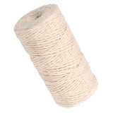 Maxbell 2 Pieces 100m Jute Cord 2mm String Crafts DIY Gift Wrapping Rope