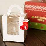 Maxbell Christmas Socks Sealing Stickers Envelope Card Paste DIY Craft Decoration
