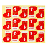 Maxbell Christmas Socks Sealing Stickers Envelope Card Paste DIY Craft Decoration
