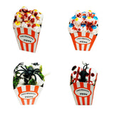 Maxbell Creepy Halloween Popcorn Haunted House Decor Prank Tricky Prop Rat