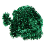 Maxbell Hanging Holiday Tinsel Garland Festive Shiny Christmas Decoration Green
