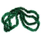 Maxbell Hanging Holiday Tinsel Garland Festive Shiny Christmas Decoration Green