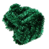 Maxbell Hanging Holiday Tinsel Garland Festive Shiny Christmas Decoration Green