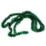 Maxbell Hanging Holiday Tinsel Garland Festive Shiny Christmas Decoration Green