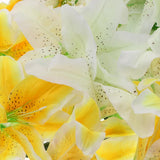 Maxbell Artificial Silk Lily Funeral Memorial Wreath Flower Tombstone Grave Flower B