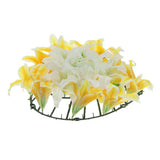 Maxbell Artificial Silk Lily Funeral Memorial Wreath Flower Tombstone Grave Flower B