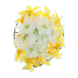 Maxbell Artificial Silk Lily Funeral Memorial Wreath Flower Tombstone Grave Flower B