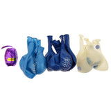 Maxbell 15pcs 1st Birthday Latex Confetti Balloons Party Decorations Blue