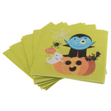Maxbell 20pcs Happy Halloween Pumpkin   Paper Napkin Disposable Napkin Tableware
