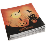 Maxbell 40pcs Happy Halloween Pumpkin Bat Paper Napkin Disposable Napkin Tableware
